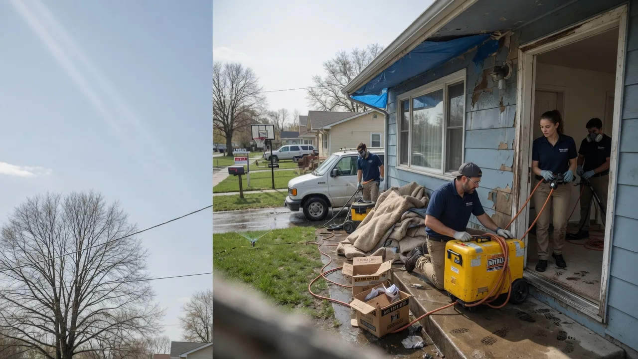 Basement Flood Cleanup in Mcarthur, OH near me